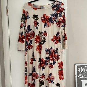 Floral Dress with long sleeves
